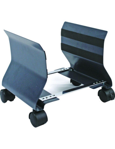 Support PC Réglable Sous Bureau - Fixation Murale Ou Bureau Pour Tour D'ordinateur, Stable Et Ajustable | Support Métallique Pour CPU, Gain De Place Et Organisation