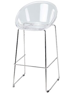 NOALHAT - Tabouret en polycarbonate transparent 2